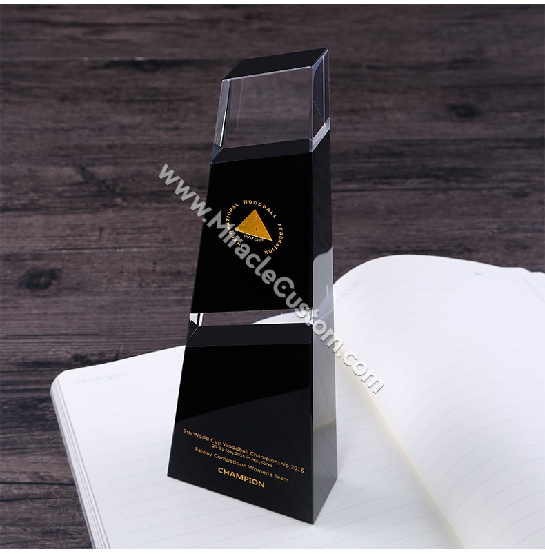 Black Finish Glass Awards