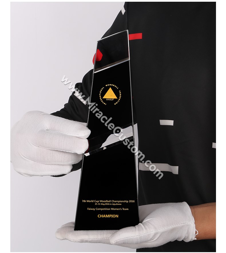 Black Finish Glass Awards