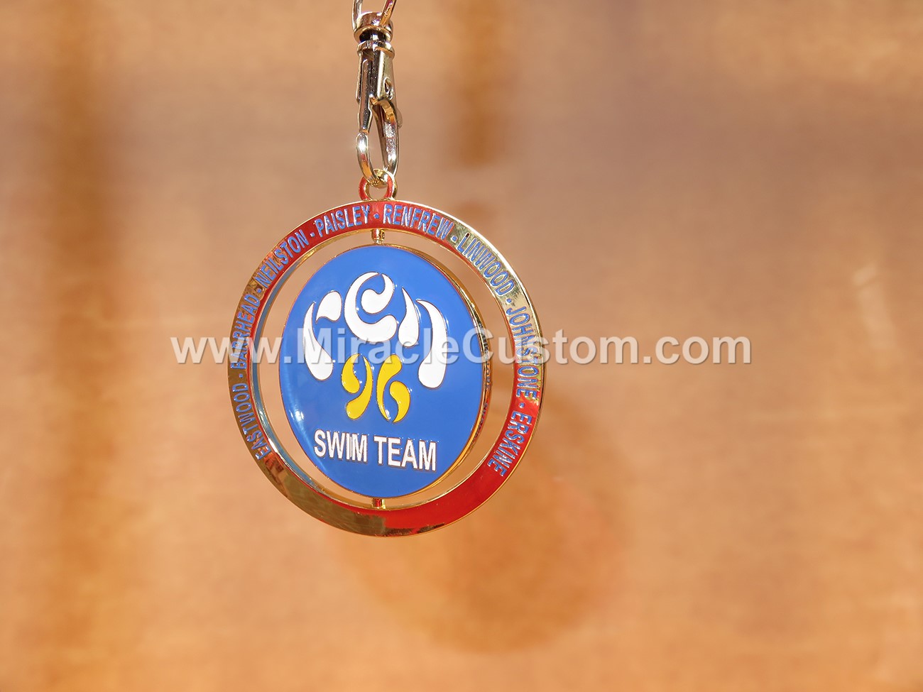 custom spin medals