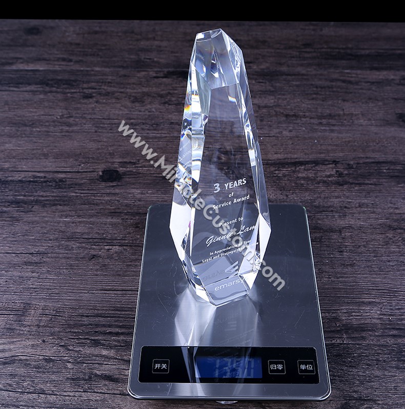 Custom crystal awards