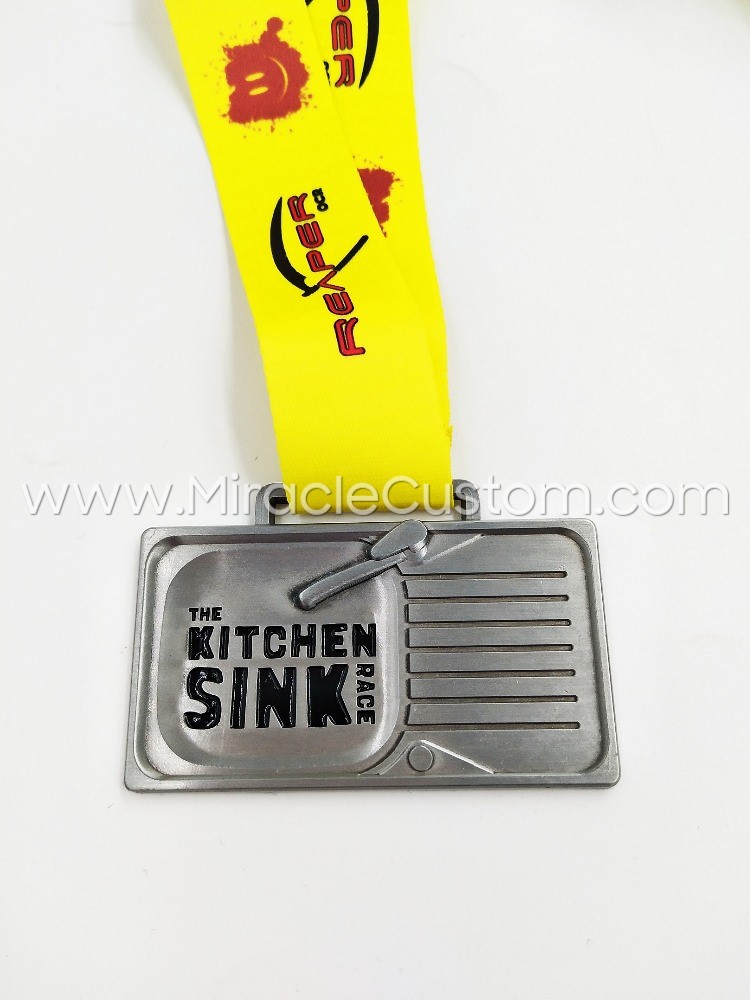 kitchen sink race medals