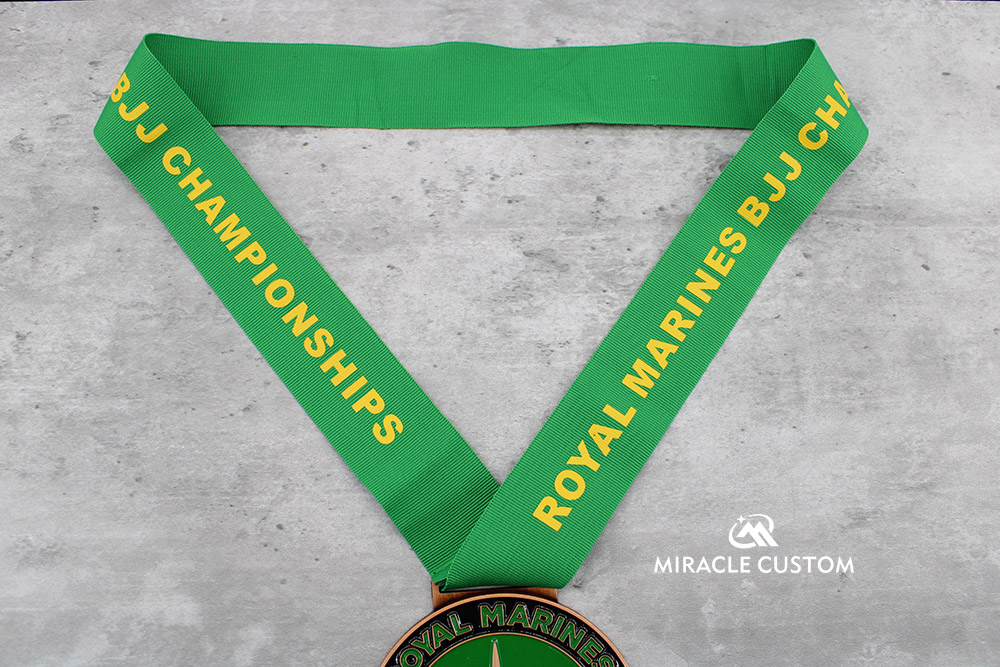 Custom Royal Marines BJJ Championships Medals