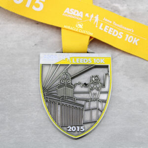 Custom Asda Foundation Leeds 10K Challenge Medals