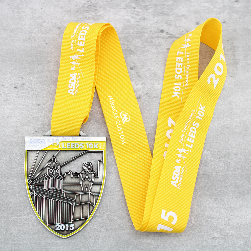 Custom Asda Foundation Leeds 10K Challenge Medals