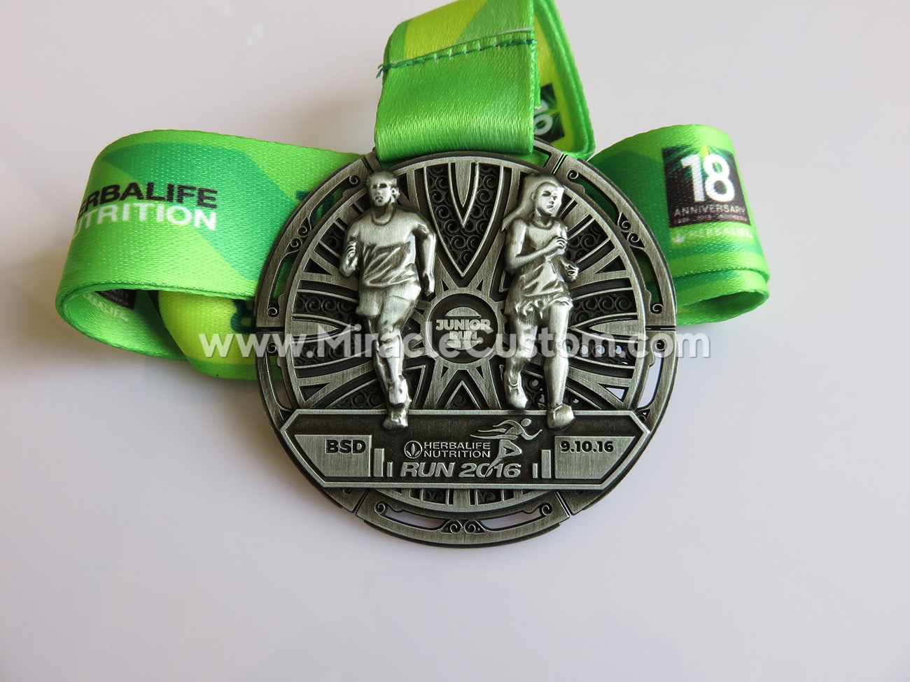 Custom Cut Out Race Medals