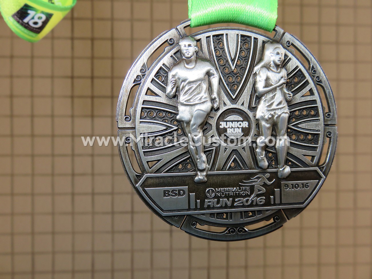 Custom Cut Out Race Medals