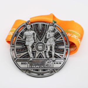 Custom Cut Out Race Medals