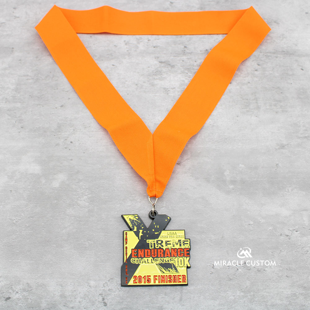 Custom Grand Prix Series Xtreme Endurance Challenge 10k Race Medals