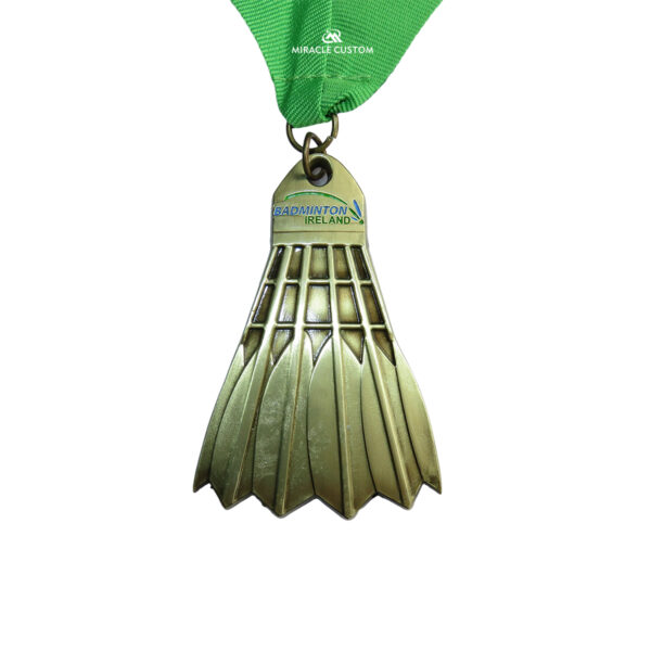 custom badminton medals