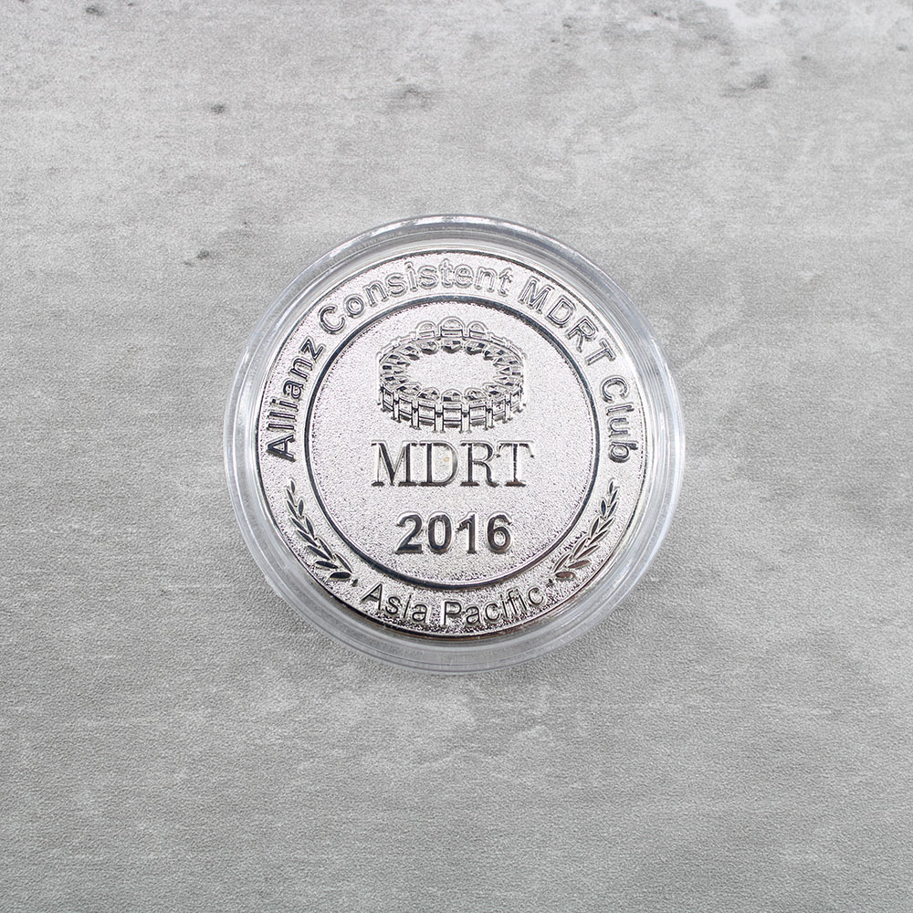 Custom Allianz Asia Pacific Allianz Consistent MDRT Club Silver Coins