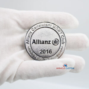 Custom Allianz Asia Pacific Allianz Consistent MDRT Club Silver Coins