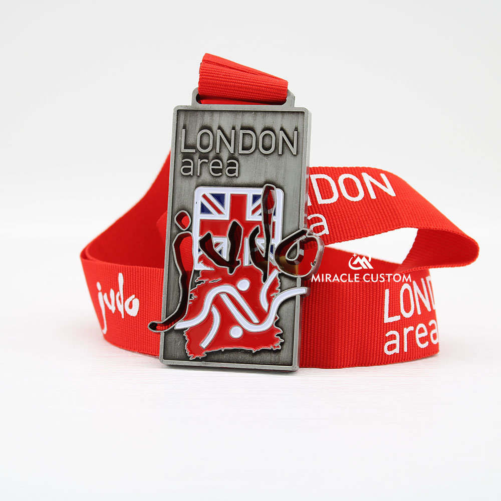 Custom London Area Judo Medals Martial Arts Medals