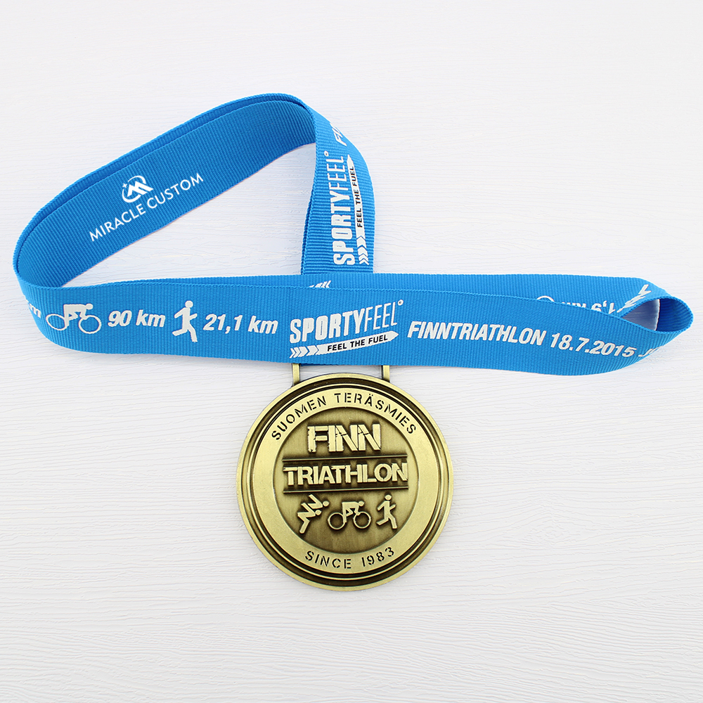 Custom Finntriathlon Joroinen Sports Medals