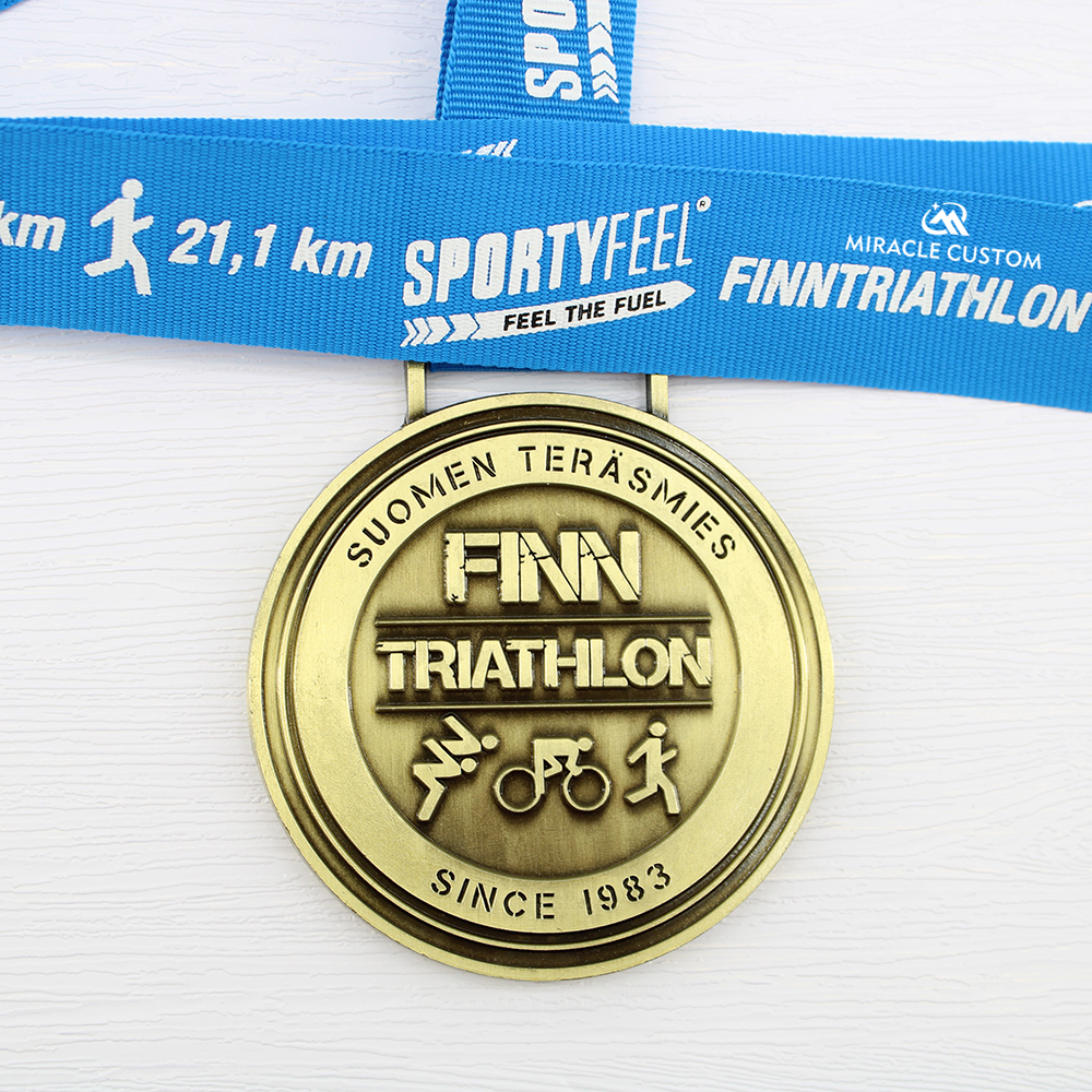 Custom Finntriathlon Joroinen Sports Medals