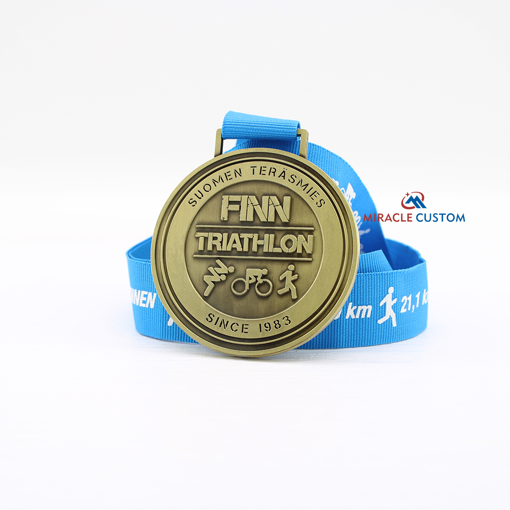 Custom Finntriathlon Joroinen Sports Medals