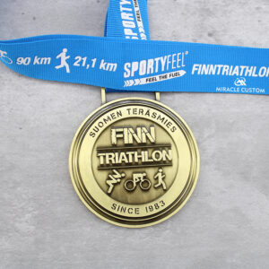 Custom Finntriathlon Joroinen Sports Medals