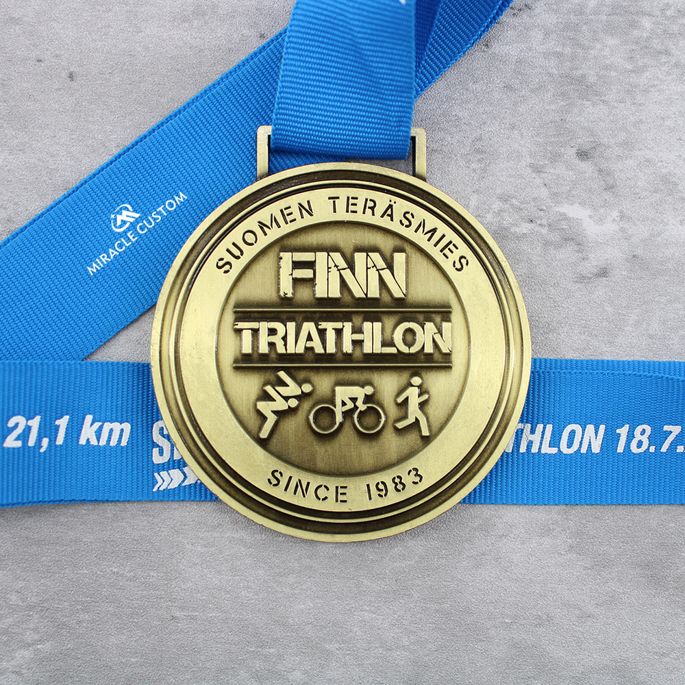 Custom Finntriathlon Joroinen Sports Medals