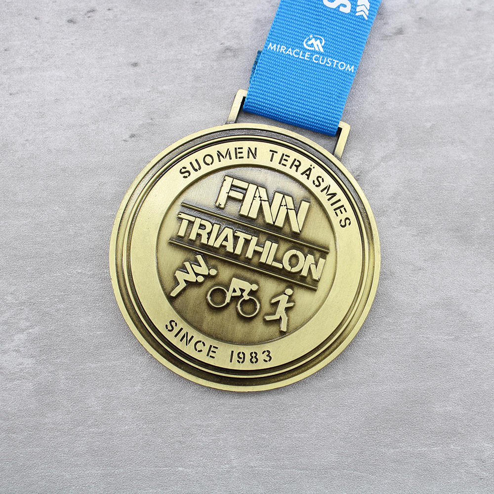 Custom Finntriathlon Joroinen Sports Medals