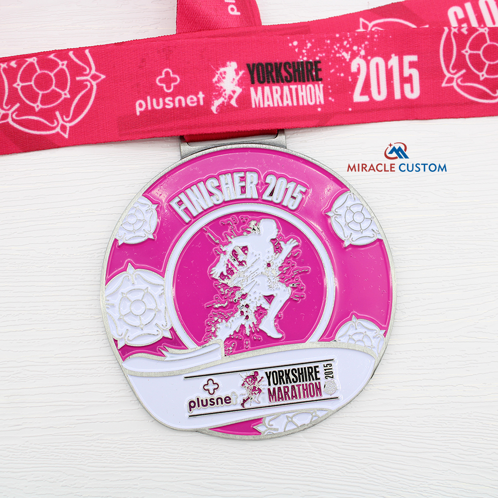 Custom The Yorkshire Marathon Finisher Medals