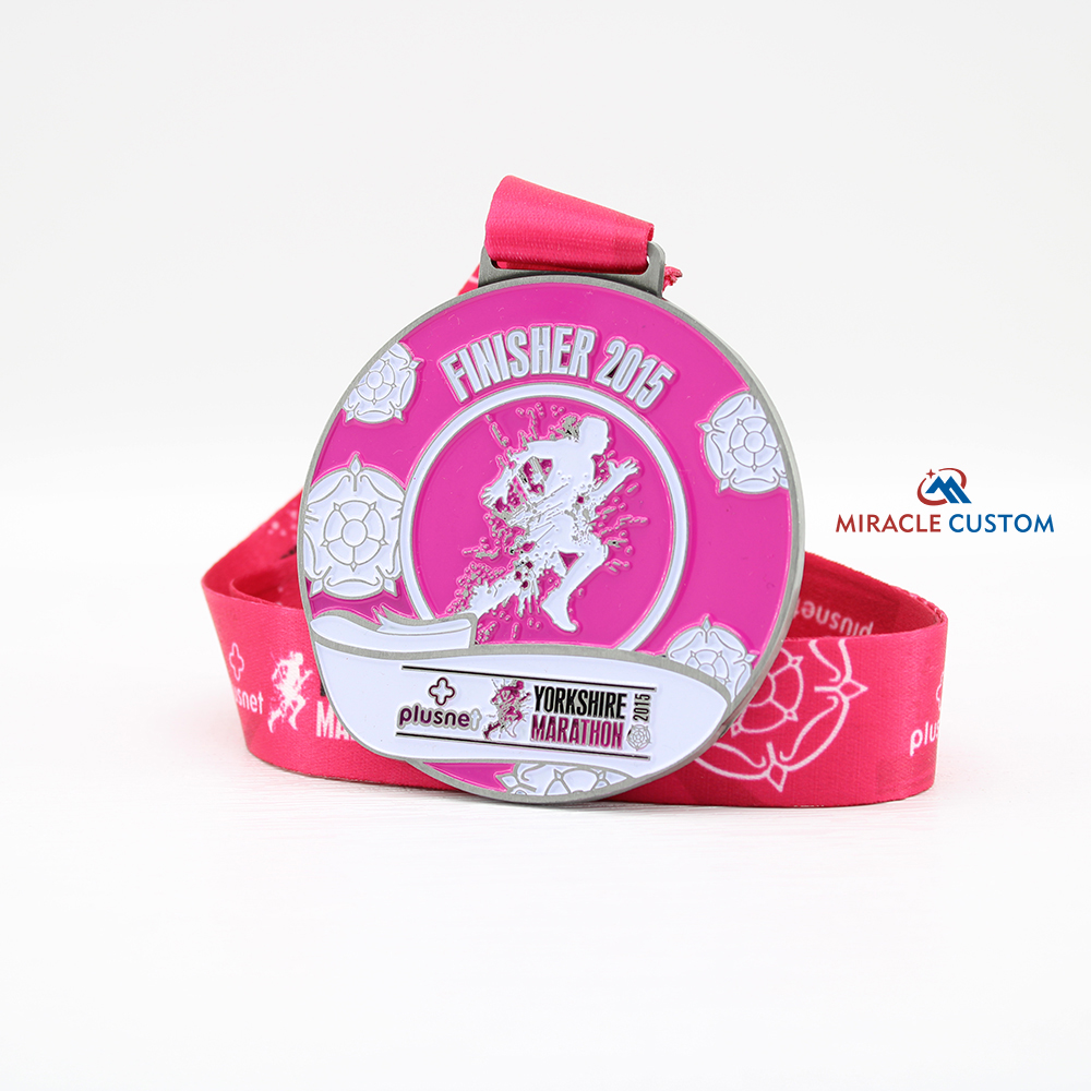 Custom The Yorkshire Marathon Finisher Medals