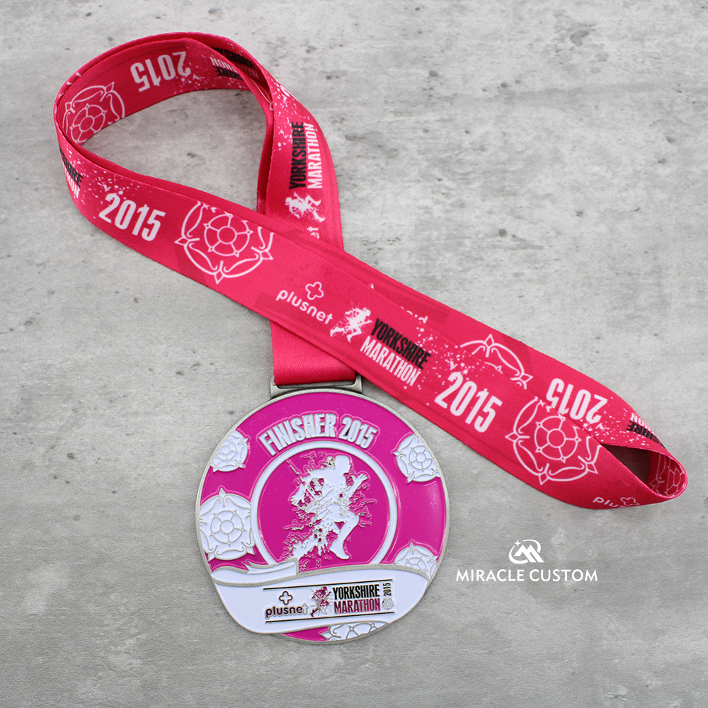 Custom The Yorkshire Marathon Finisher Medals