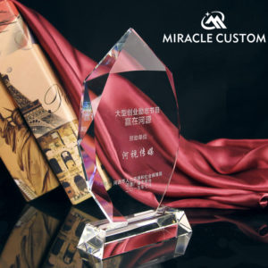 customized glass awards