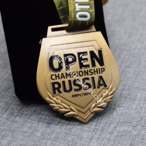 custom russian sports medal