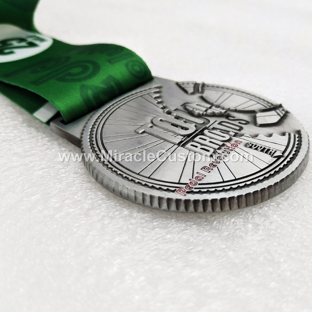 custom cycling sports medals
