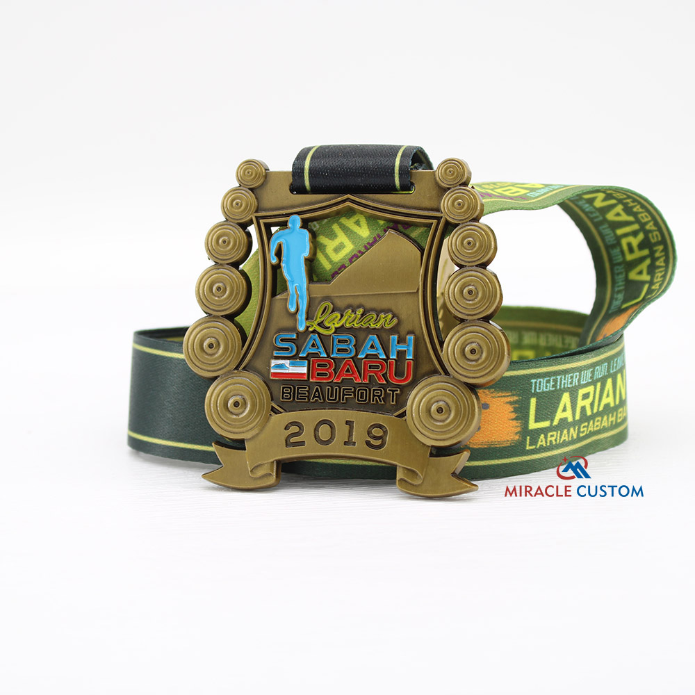 Custom Larian Sabah Baharu Fun Run Finisher Medals