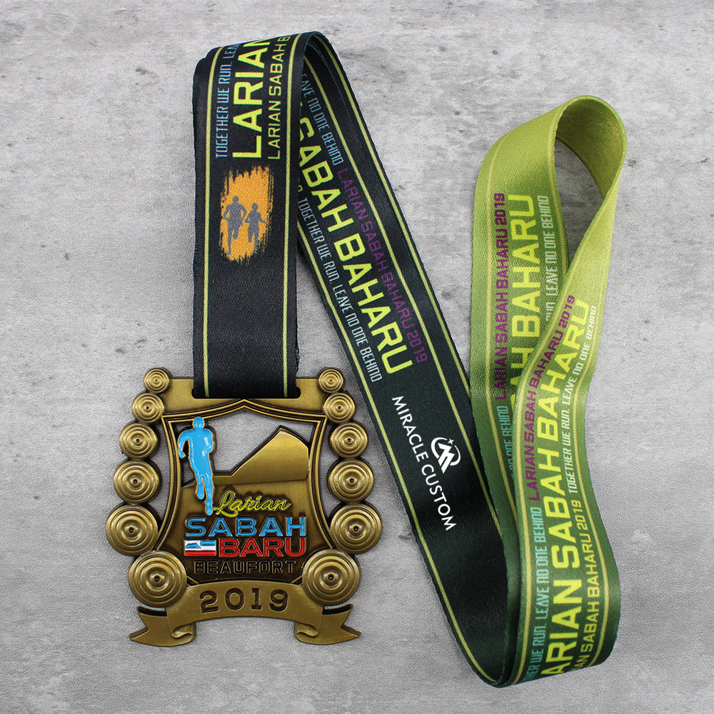 Custom Larian Sabah Baharu Fun Run Finisher Medals