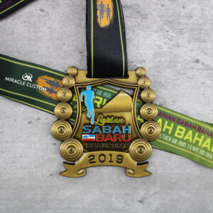 Custom Larian Sabah Baharu Fun Run Finisher Medals