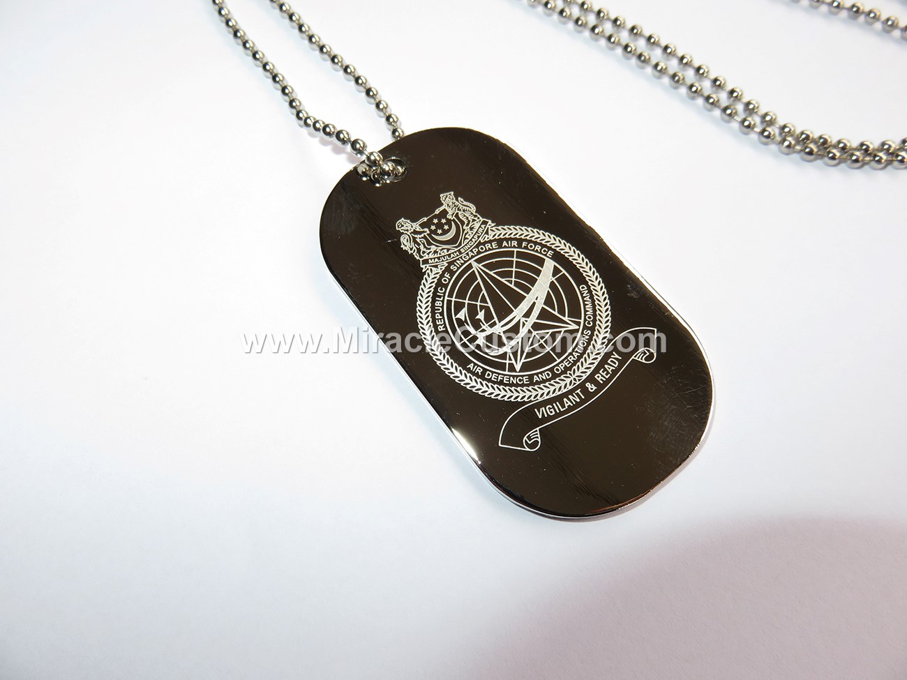 custom Laser Engraved Dog Tags