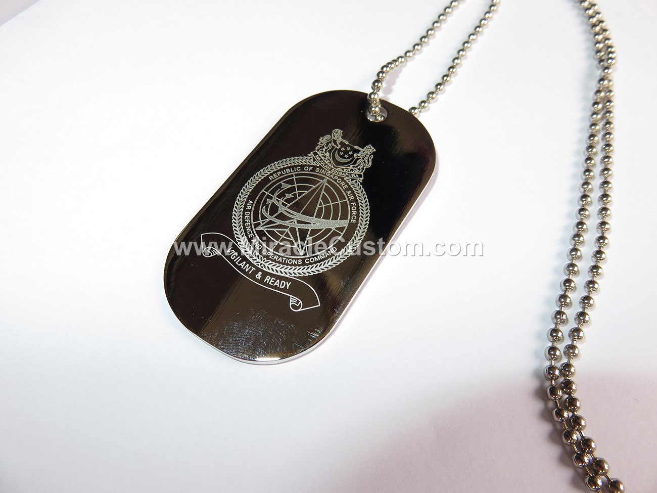 custom Laser Engraved Dog Tags