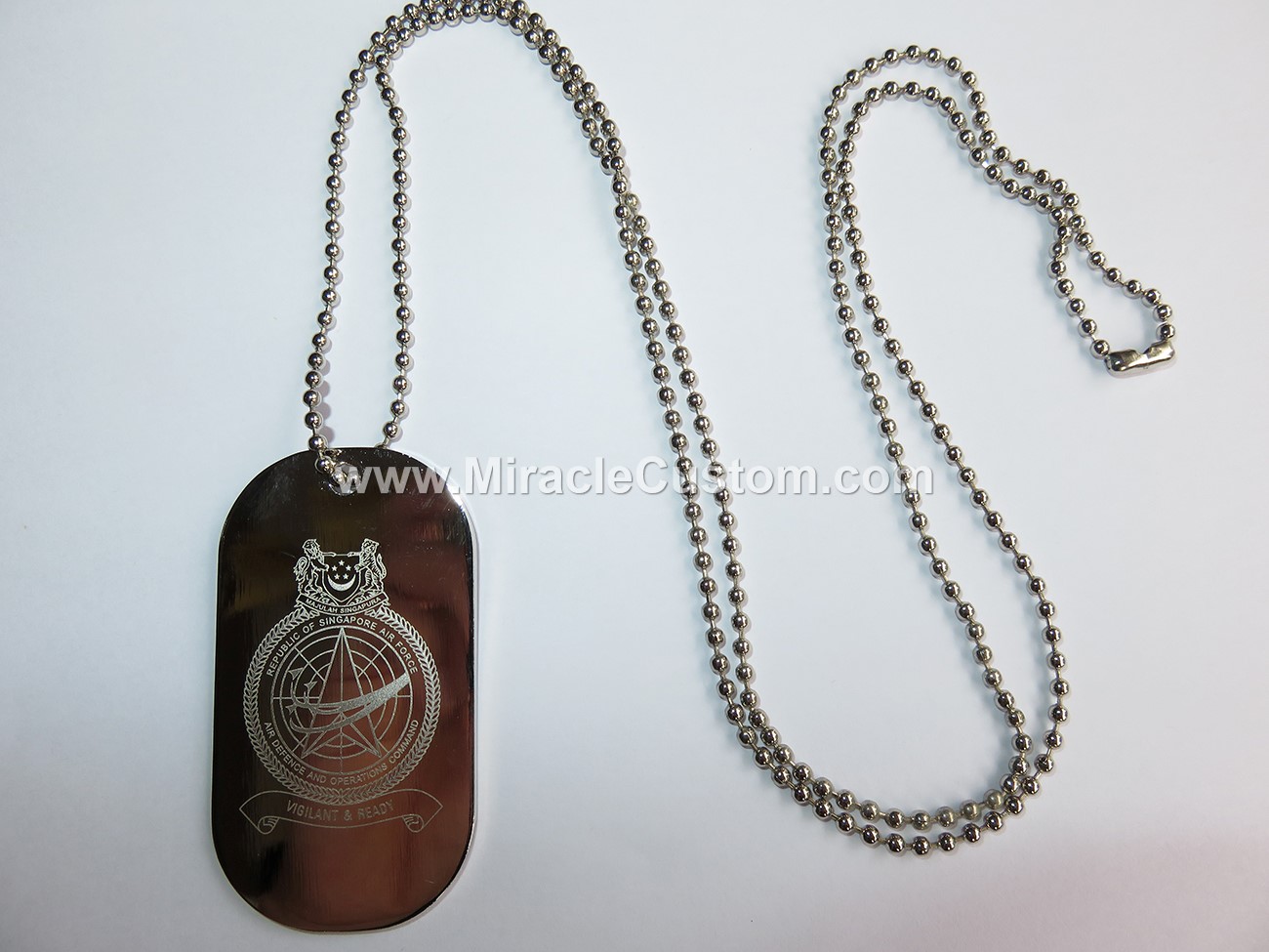 custom Laser Engraved Dog Tags