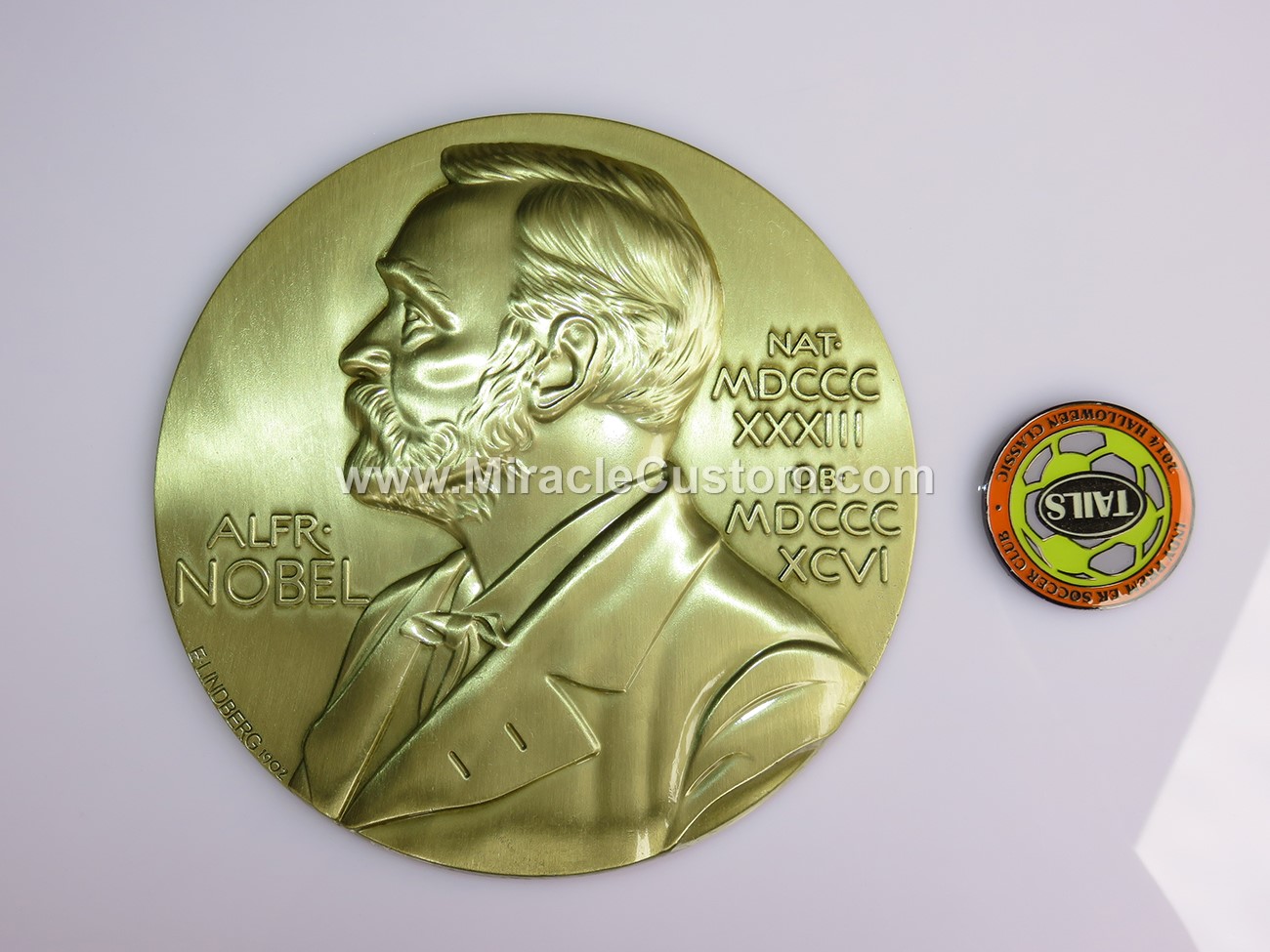 custom nobel souvenir coins