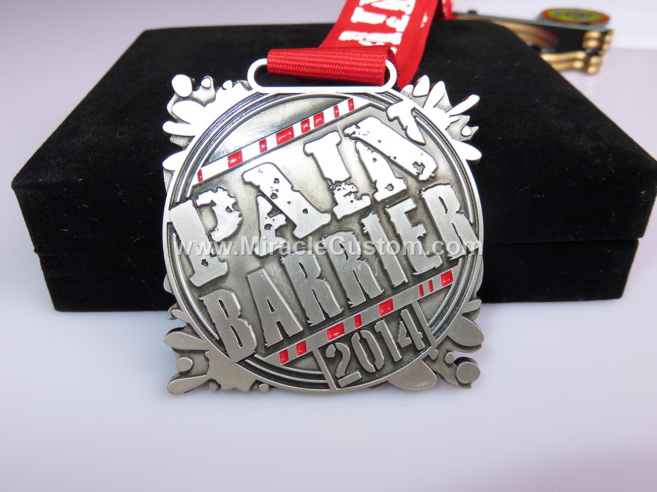 custom 10k mud race medals