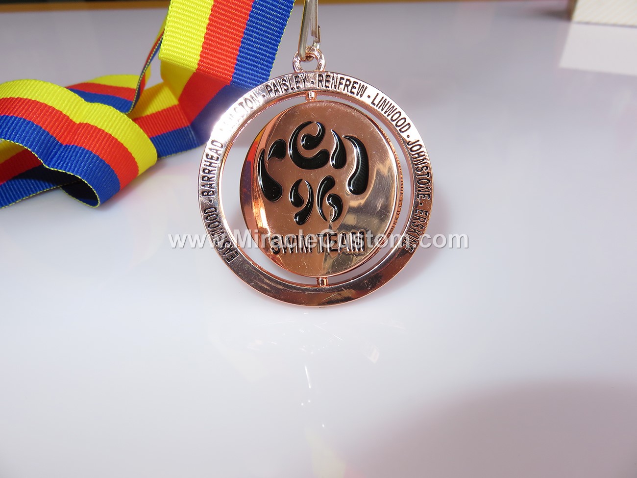 Spinning Custom Logo Medals