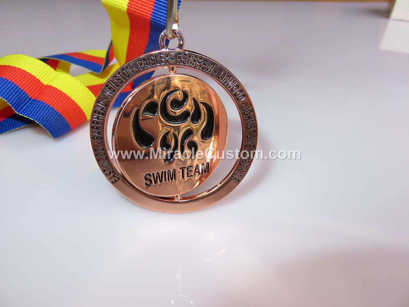 Spinning Custom Logo Medals