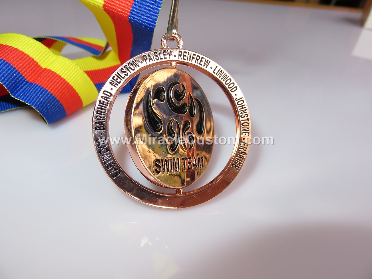 Spinning Custom Logo Medals