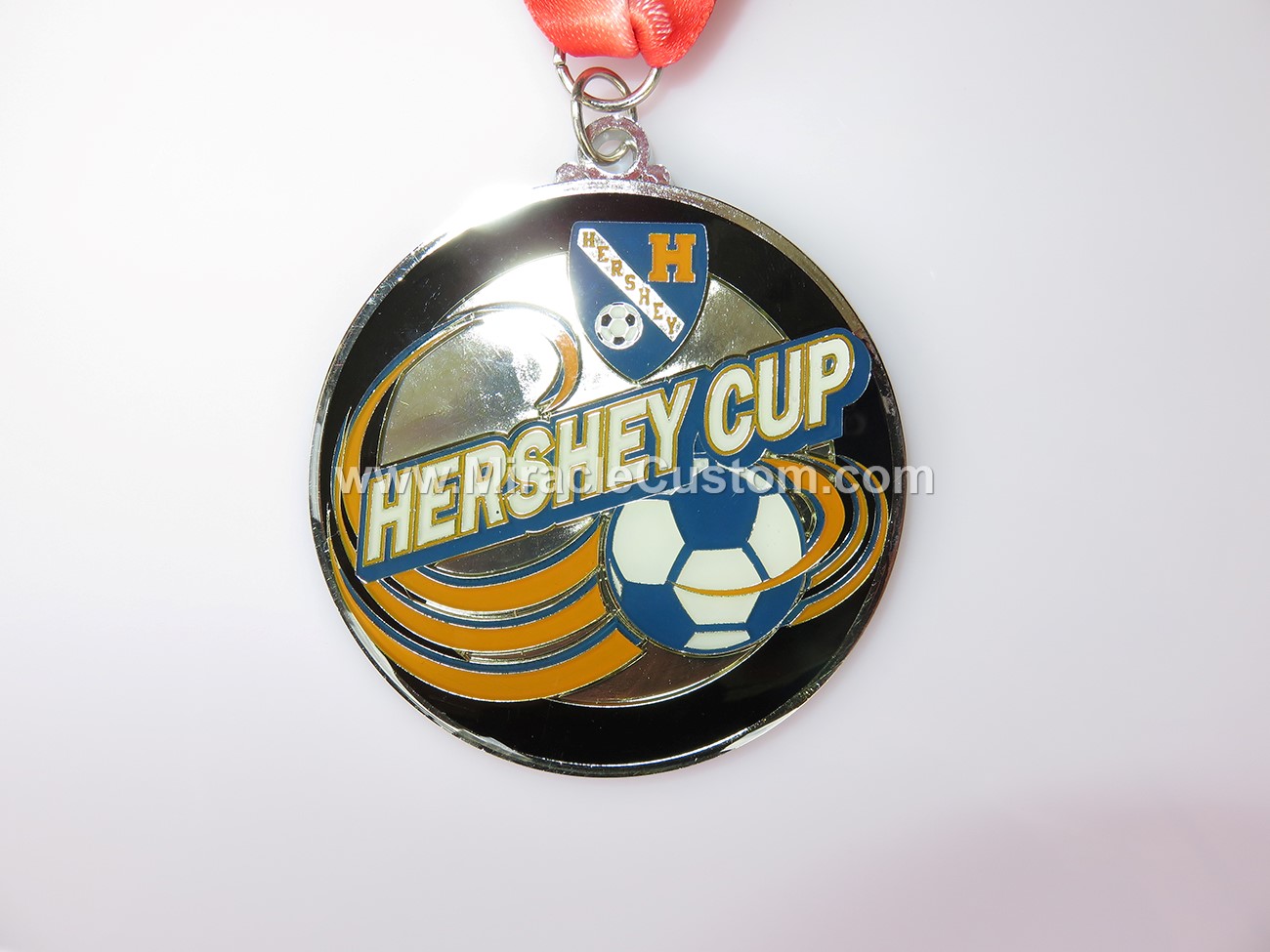 custom epoxy dome football medals