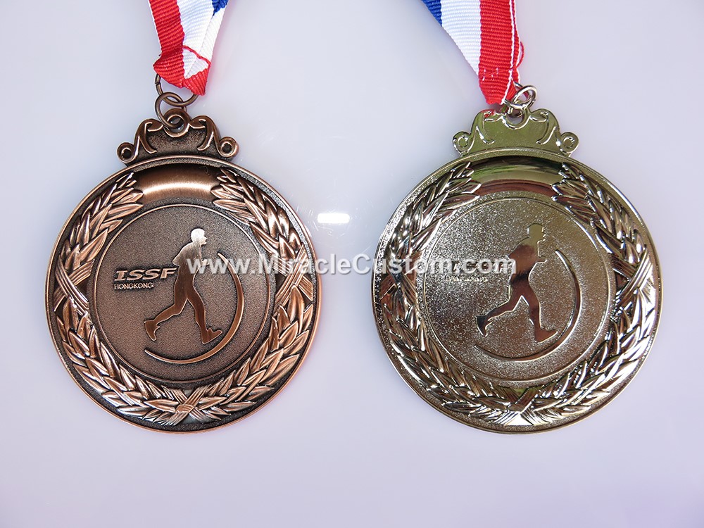 custom school sports medals