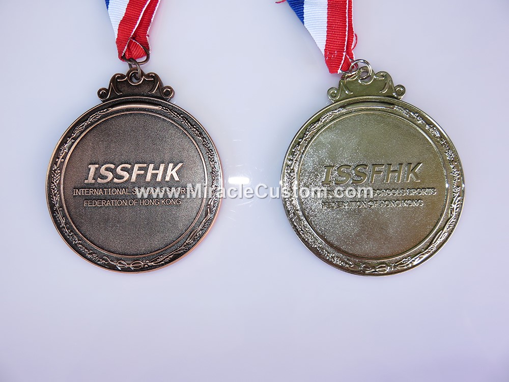 custom school sports medals