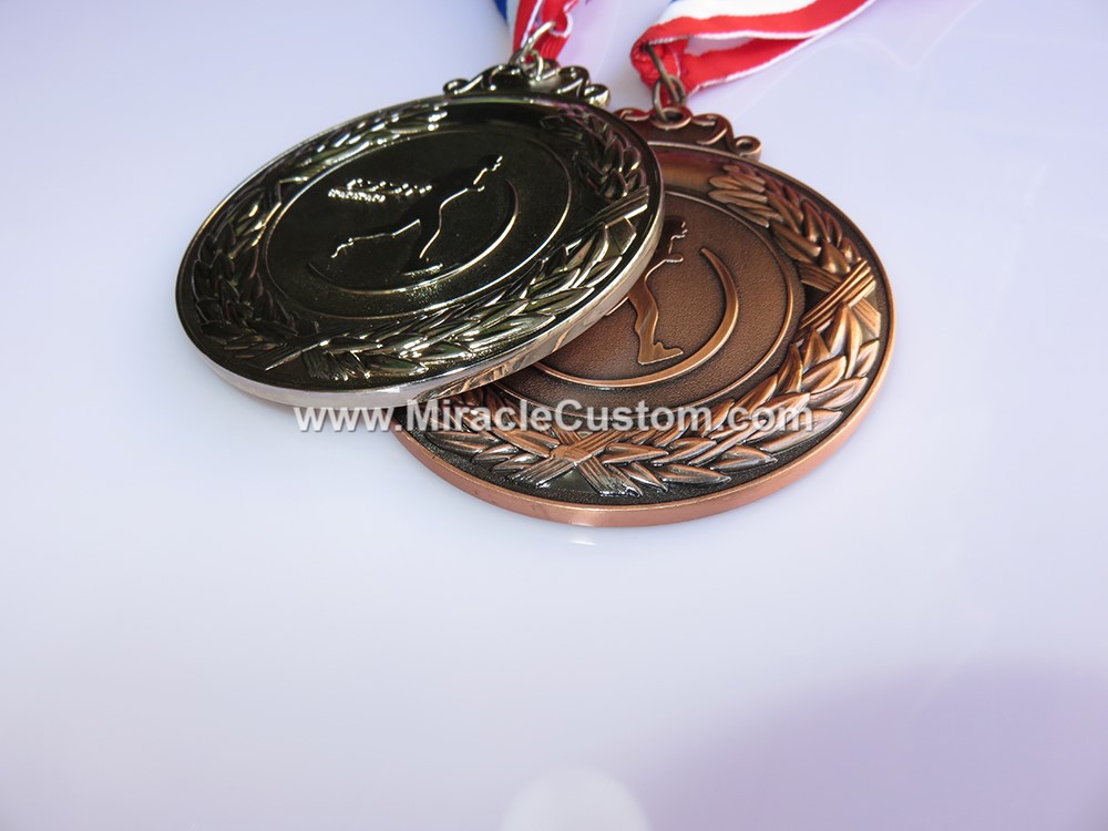 custom school sports medals