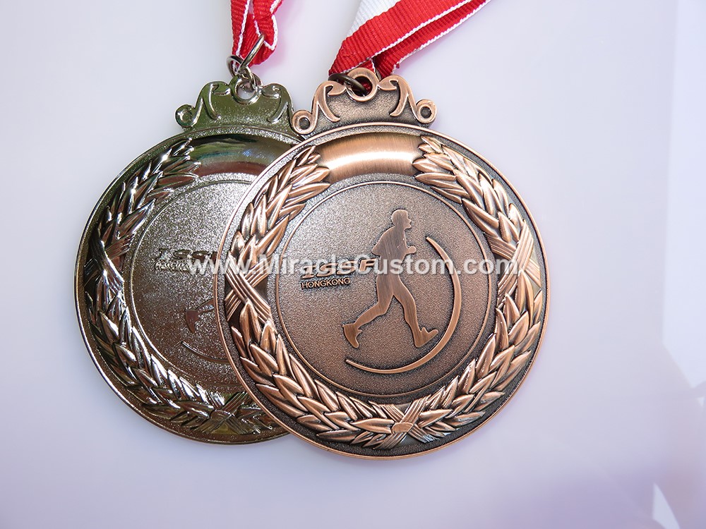 custom school sports medals