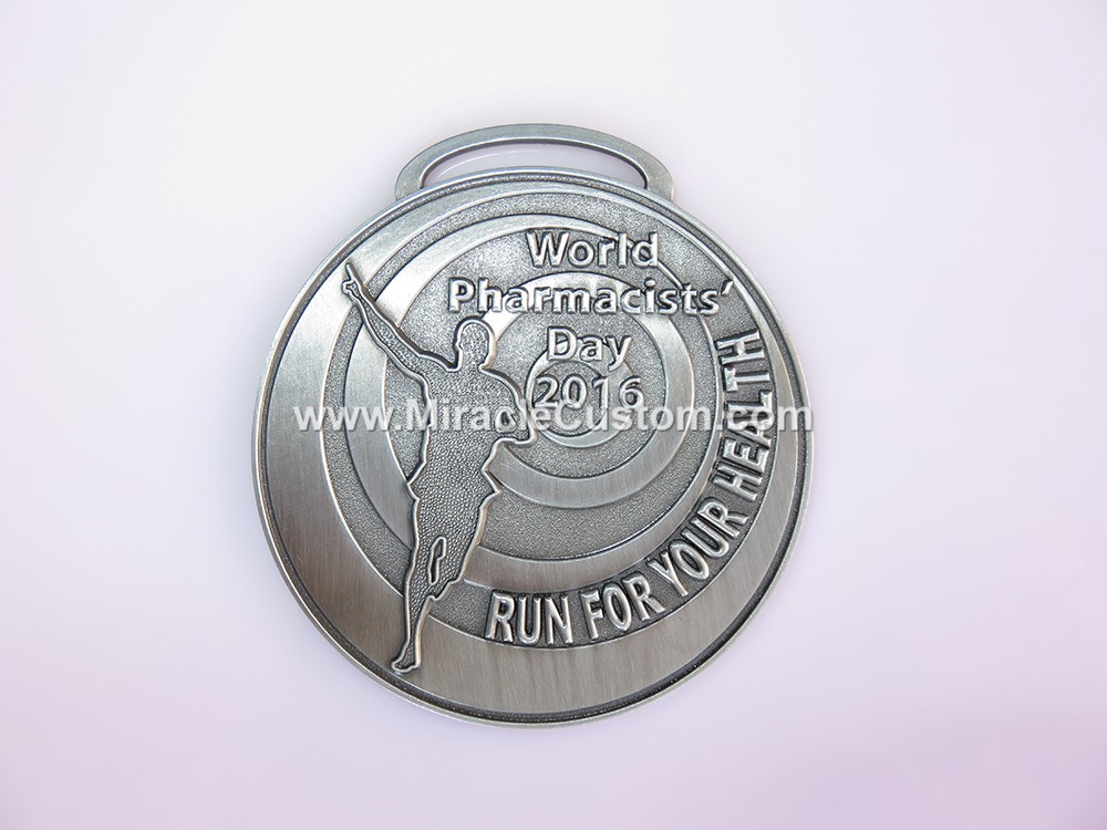 custom running event zinc alloy medals