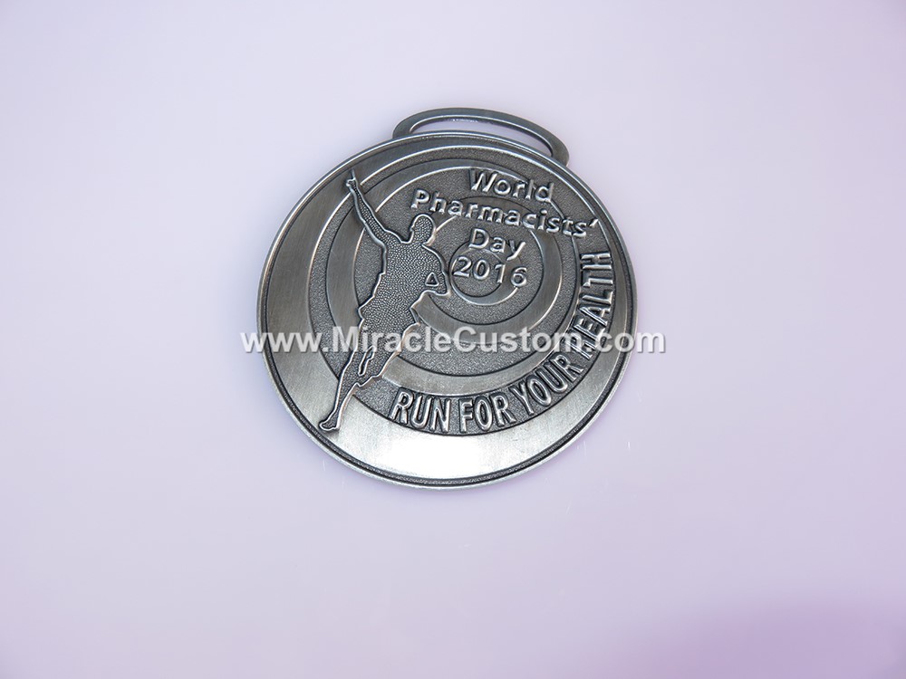 custom running event zinc alloy medals