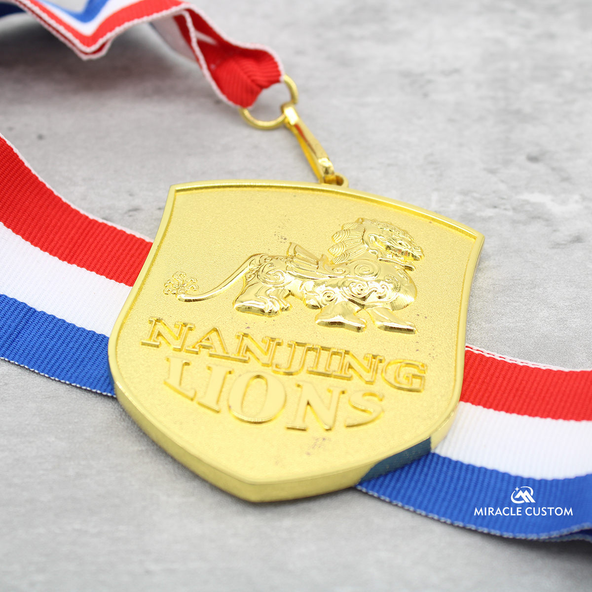 Custom 3D Embossed Logo Medal