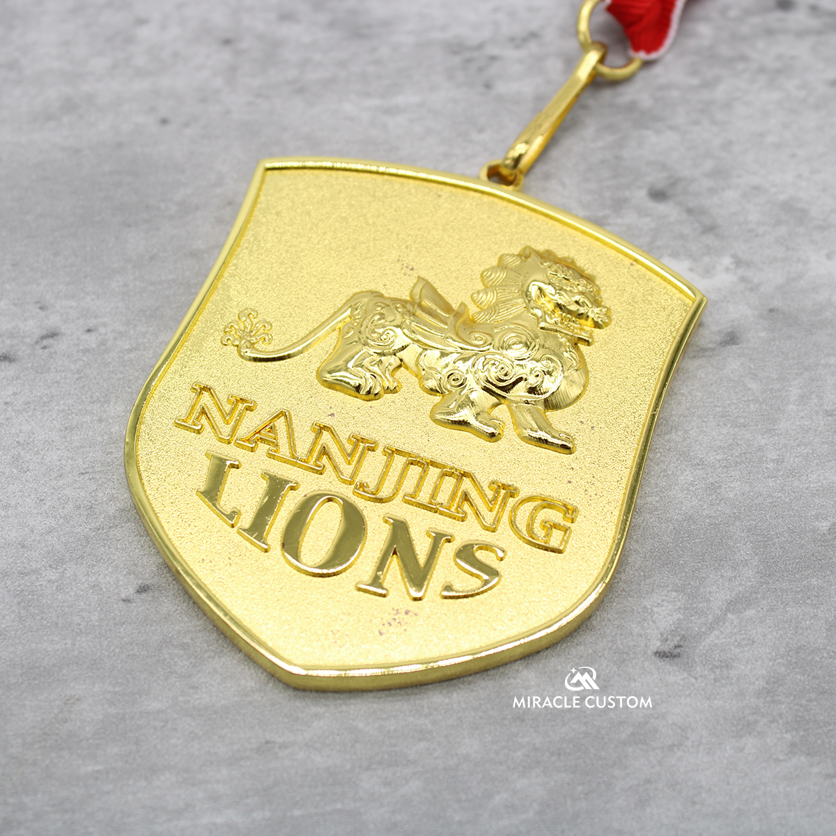 Custom 3D Embossed Logo Medal