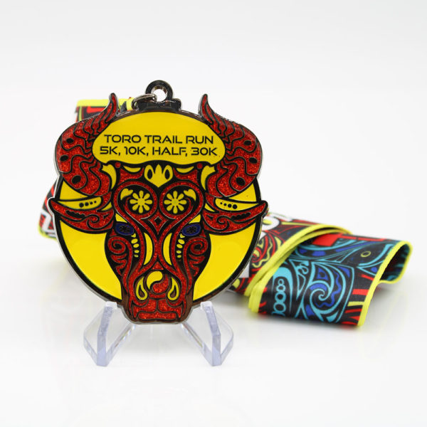 Custom Toro Trail Run Marathon Medals