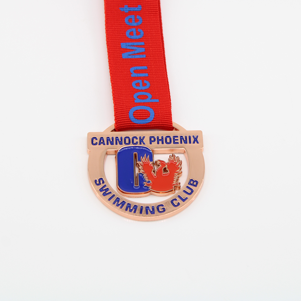 custom swimming club medals